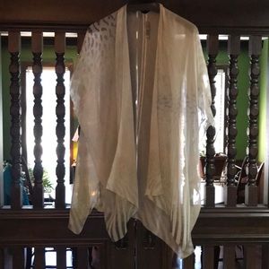 100% washable silk tunic.